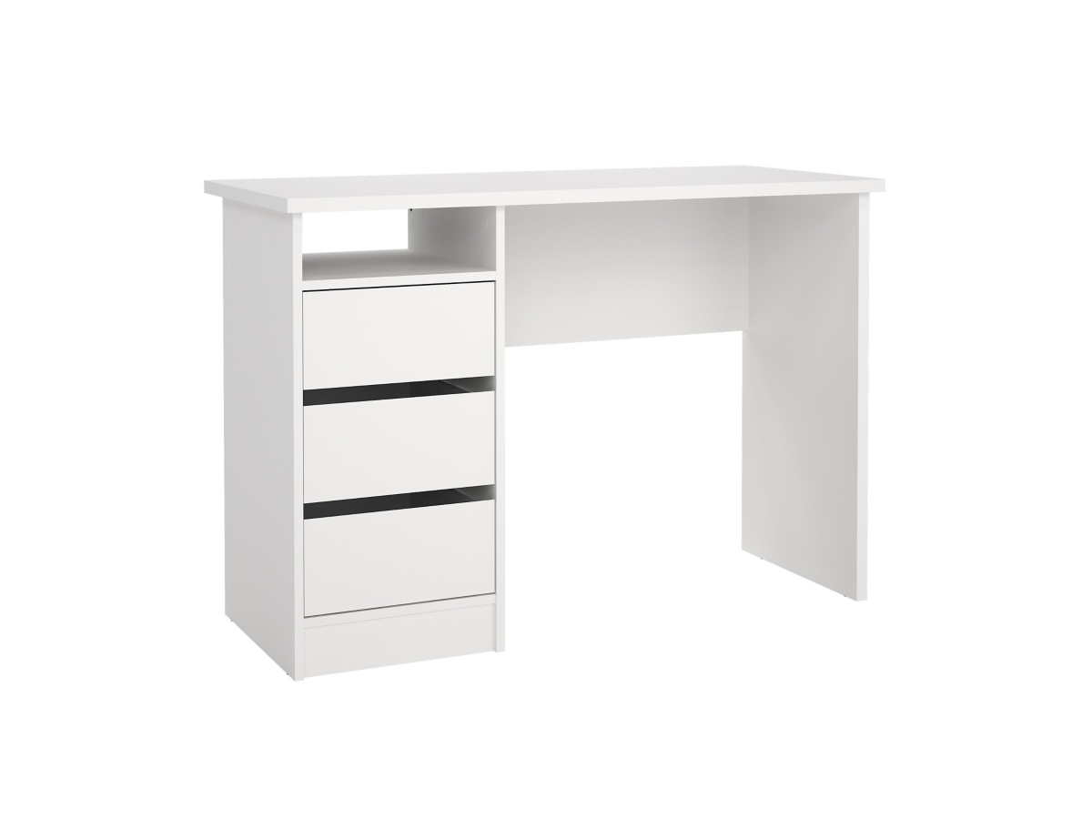 Wes Writing Desk with 3 Storage Drawers
