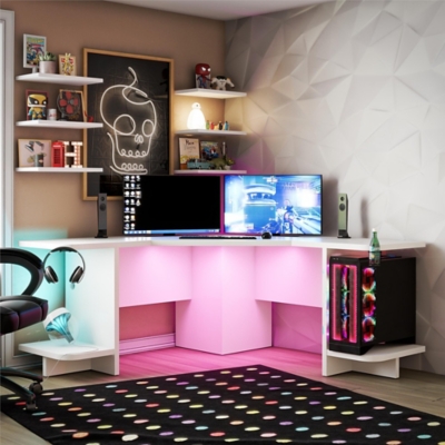 NTense Mod Corner Gaming Desk, , rollover