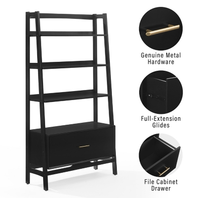 Crosley Furniture Landon 70" Bookcase - Thumbnail 4
