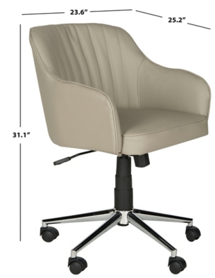 Safavieh Hilda Office Desk Chair - Thumbnail 4