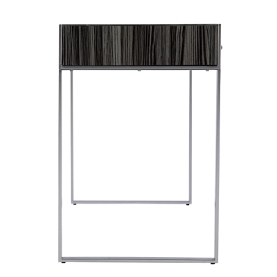 Two-drawer desk top and vertical legs