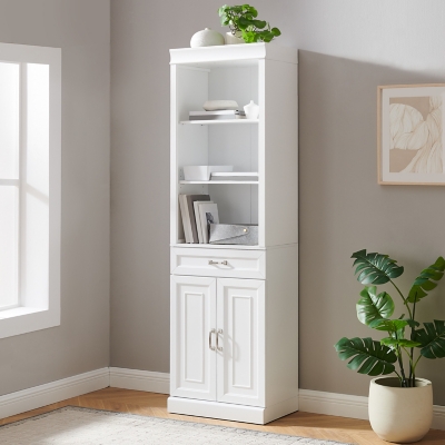 Crosley Furniture Stanton Storage Bookcase, White