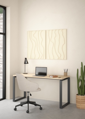 Sign Writing Desk, Jackson Hickory/Gray, rollover