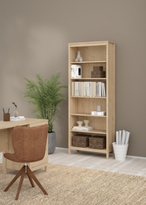 Tvilum Madrid 78" Adjustable Bookcase, , rollover
