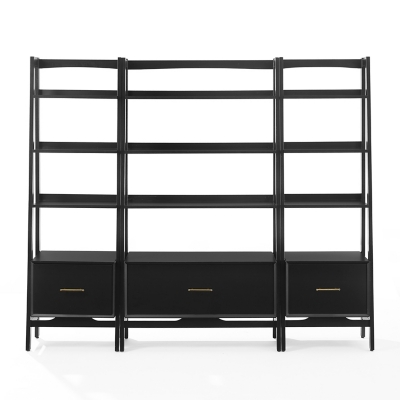 Crosley Furniture Landon 70" Etagere Bookcase Set, , large