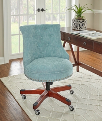 Meyer Office Chair, Aqua, large