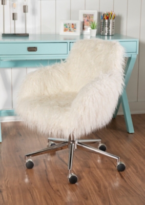 kids fuzzy desk chair