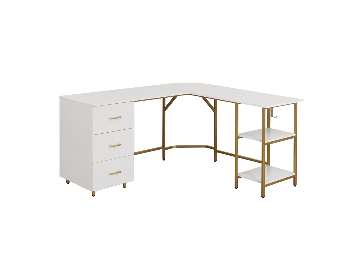 LONE ★STAR MOBILE OFFICE  Techni Mobili L-Shaped Desk with Storage | Ashley