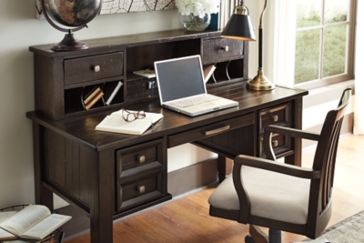 Townser Home Office Desk With Hutch Ashley Furniture Homestore