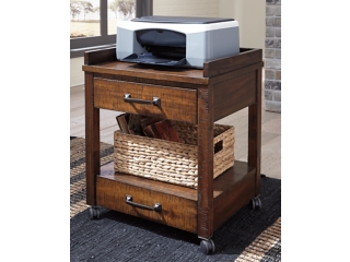 Baldridge 2 Drawer Printer Stand with USB Charging