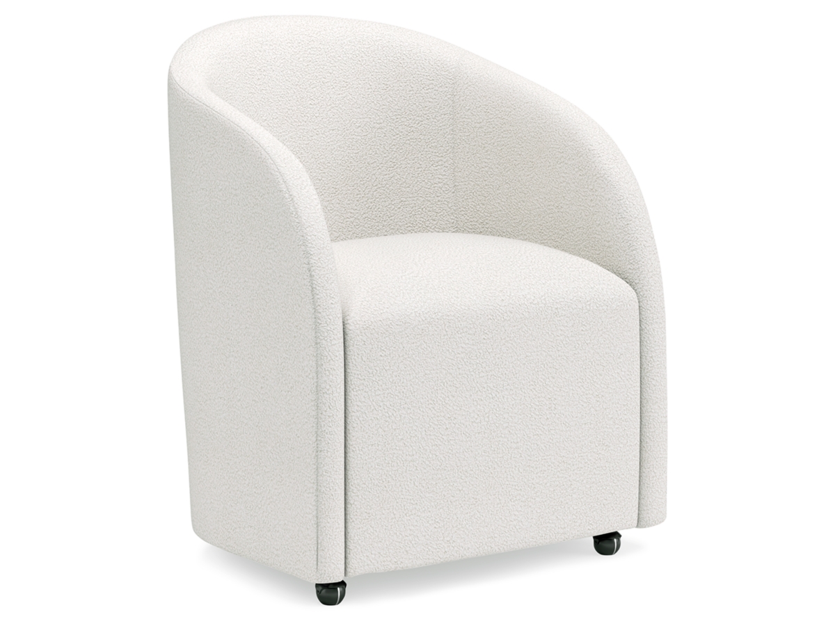 Ash Shahada Funky Desk Chair Euston Office Chair White/Purple