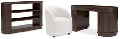 Korestone Home Office Desk with Chair and Storage, , large
