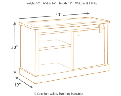 Luxenford 50" Credenza, , large