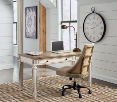 Realyn Home Office Desk with Chair, , rollover