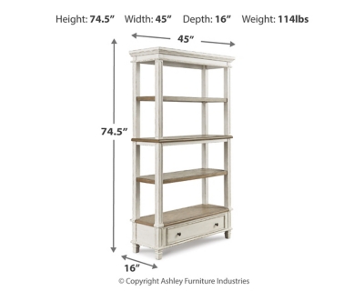 Realyn 75" Bookcase, , large