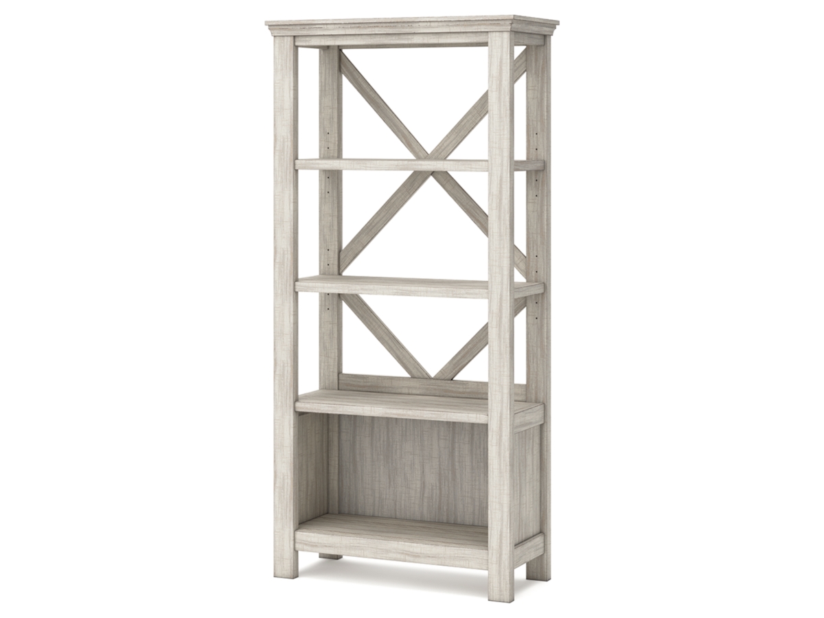 Carynhurst Bookcase - Whitewash