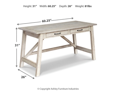 Carynhurst 60 Home Office Desk Ashley Furniture Homestore