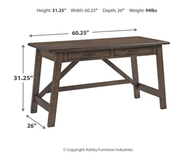 Johurst 60" Home Office Desk, , large