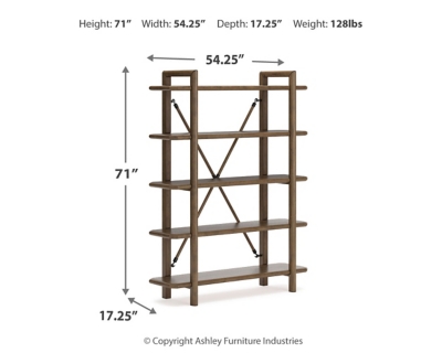 Roanhowe 71" Bookcase, , large