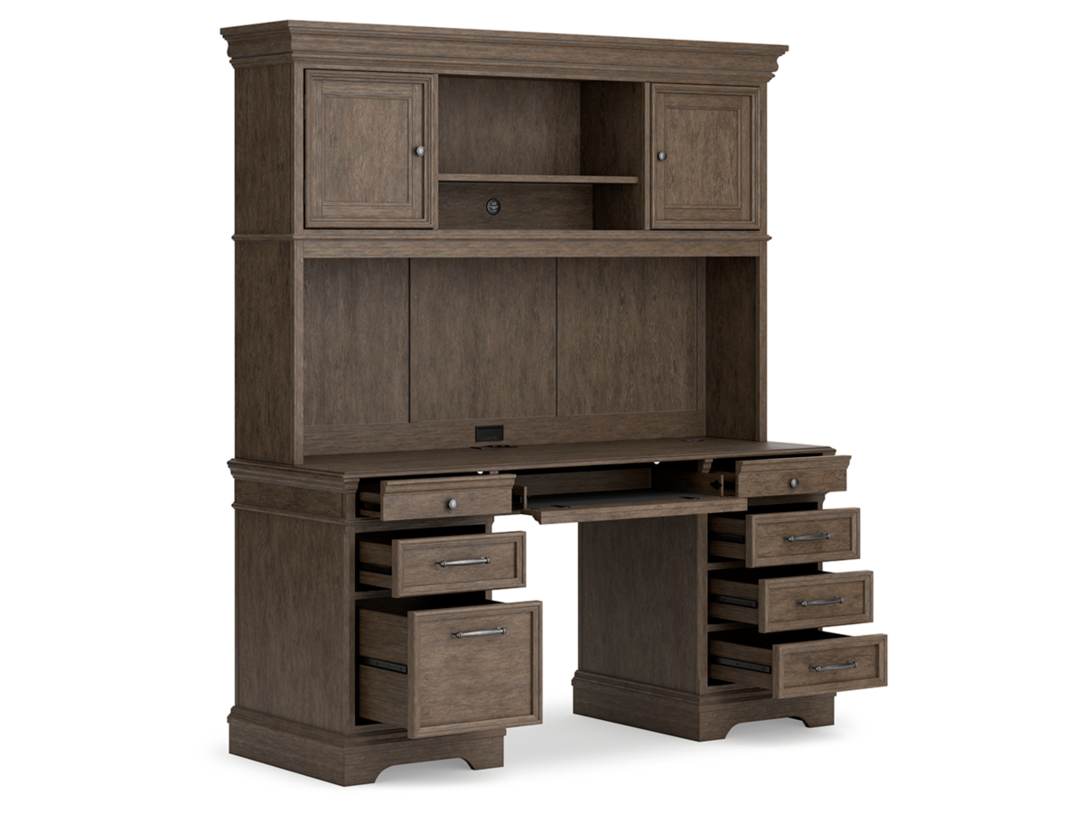 Janismore 8 Drawer Credenza with Hutch | Ashley