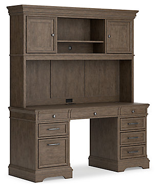 Janismore 8 Drawer Credenza with Hutch
