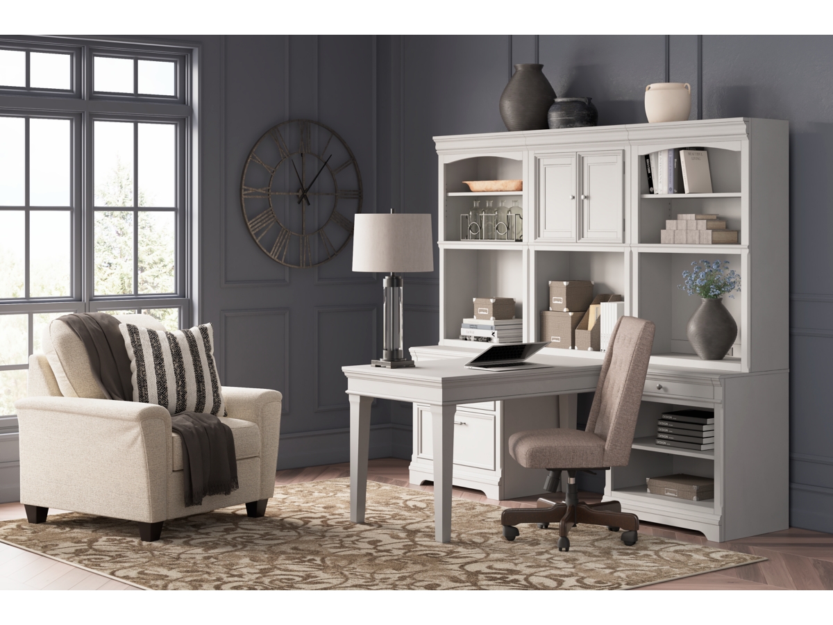 Janismore 6-Piece Bookcase Wall Unit with Desk