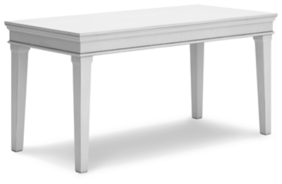 Kanwyn Home Office Desk, Whitewash, large