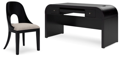 Rowanbeck Home Office Desk with Chair, , large