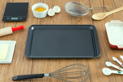 Home Accents Non-Stick Cookie Sheet, Gray