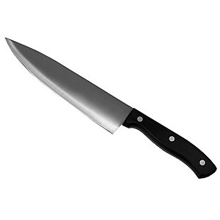 Home Accents 8" Stainless Steel Chef Knife with Contoured Bakelite Handle, Black, , large
