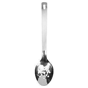 Home Accents Stainless Steel Slotted Serving Spoon, , rollover