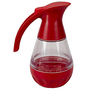Home Accents Red No-Mess Pour Plastic Syrup Dispenser, , large
