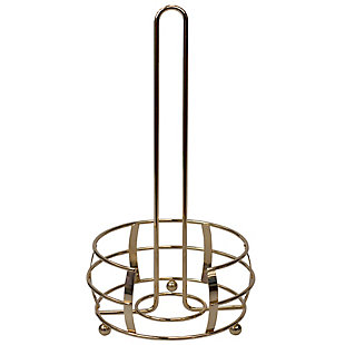 Home Accents Lyon Free-Standing Paper Towel Holder, Rose Gold, , large