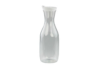 Home Accents 58 oz.  Classic Drip-Proof Plastic Beverage Pitcher, Clear, , large