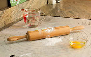 Home Accents Bamboo Rolling Pin, , rollover