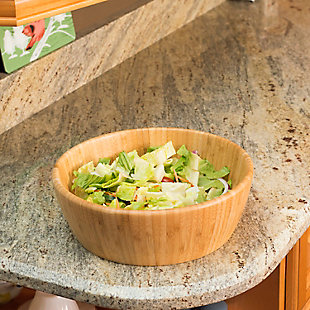Home Accents Round Salad Bowl, , rollover