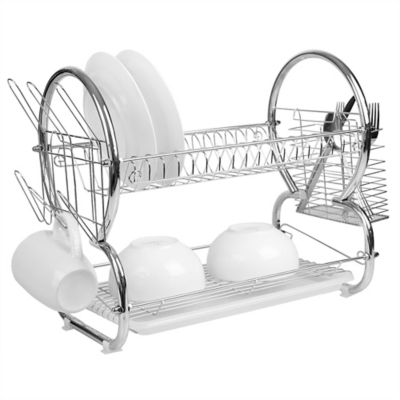 Home Basics 2 Tier Dish Drainer Ashley