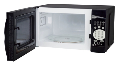 Black + Decker - 0.7 Cu. ft. Countertop 700W Black Microwave