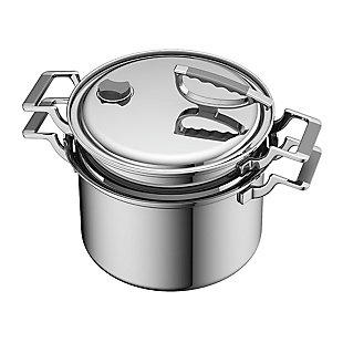 Cookcraft by Candace Cookcraft Original 8-Qt. Tri-Ply Stockpot Strainer/Steamer Set, , large