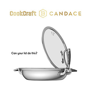 Cookcraft by Candace Cookcraft by Candace 8" Tri-Ply Saute Pan, , rollover