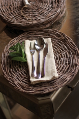 Twig Charger (4 Count), Brown/Beige