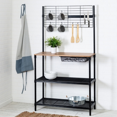 Ashley furniture bakers deals rack