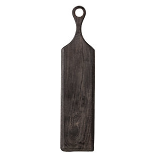 Bloomingville Black Acacia Wood Tray/cutting Board, , rollover