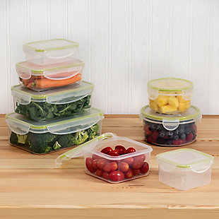 Honey-Can-Do 16pc Snap-Lock Food Storage, , rollover