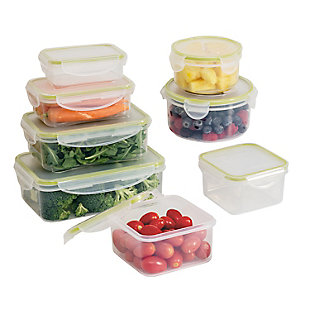 Honey-Can-Do 16pc Snap-Lock Food Storage, , large