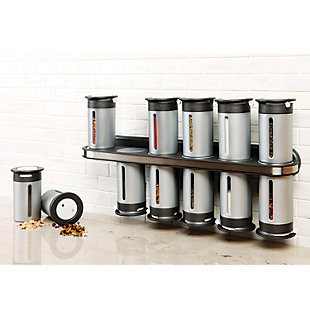 Honey-Can-Do Magnetic Rack Canisters (Set of 12), , rollover