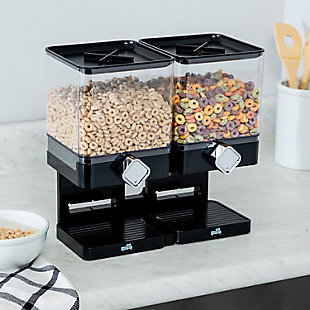 Honey-Can-Do Compact Double Cereal Dispenser, , rollover