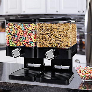 Honey-Can-Do Compact Double Cereal Dispenser, , large