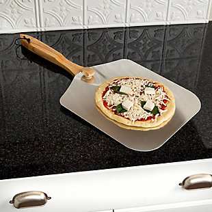Honey-Can-Do 12x14-Inch Pizza Peel with Collapsible Wooden Handle, , rollover