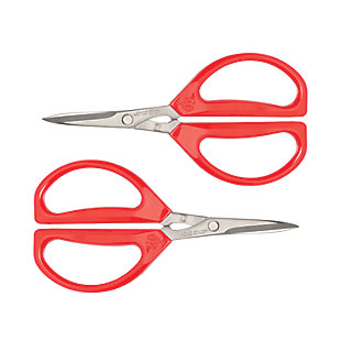Joyce Chen 2-Pack Joyce Chen Original Unlimited Kitchen Scissors with Red Handles, Red, large